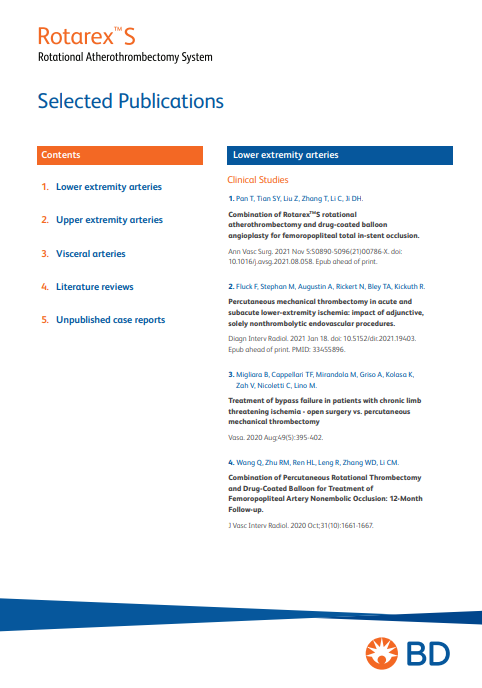 RotarexS Clinical Publications