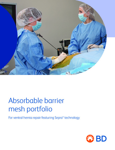 Absorbable barrier mesh portfolio