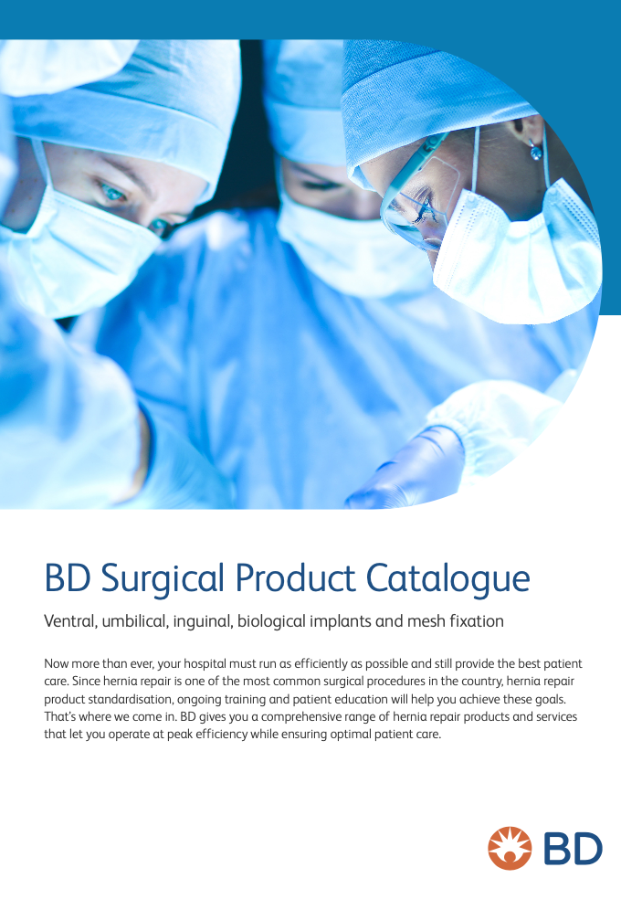 BD surgical product catalogue